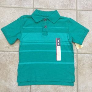 Cherokee Boys Short Sleeve Striped Polo Shirt